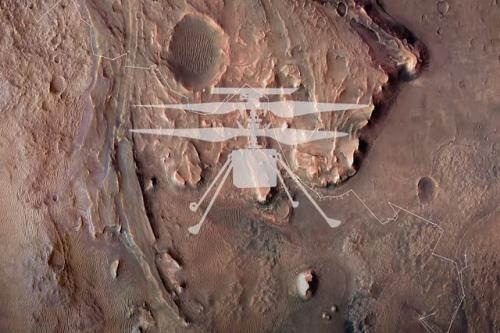 تمام ماموریت بالگرد مریخی نبوغ را در یک دقیقه تماشا کنید